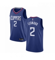 Womens Los Angeles Clippers 2 Kawhi Leonard Authentic Blue Basketball Jersey Icon Edition 