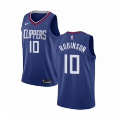Womens Nike Los Angeles Clippers 10 Jerome Robinson Swingman Blue NBA Jersey Icon Edition 