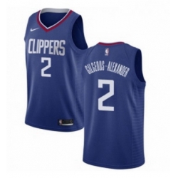 Womens Nike Los Angeles Clippers 2 Shai Gilgeous Alexander Swingman Blue NBA Jersey Icon Edition 