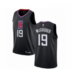 Youth Los Angeles Clippers 19 Rodney McGruder Swingman Black Basketball Jersey Statement Edition 