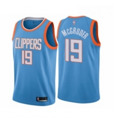 Youth Los Angeles Clippers 19 Rodney McGruder Swingman Blue Basketball Jersey City Edition 