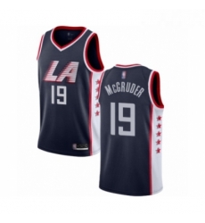 Youth Los Angeles Clippers 19 Rodney McGruder Swingman Navy Blue Basketball Jersey City Edition 
