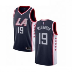 Youth Los Angeles Clippers 19 Rodney McGruder Swingman Navy Blue Basketball Jersey City Edition 