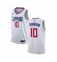 Youth Nike Los Angeles Clippers 10 Jerome Robinson Swingman White NBA Jersey Association Edition 