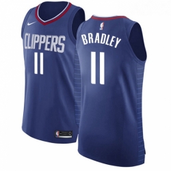 Youth Nike Los Angeles Clippers 11 Avery Bradley Authentic Blue Road NBA Jersey Icon Edition 
