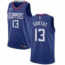 Youth Nike Los Angeles Clippers 13 Marcin Gortat Swingman Blue NBA Jersey Icon Edition 