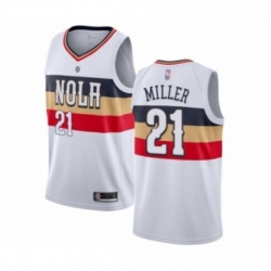 Womens New Orleans Pelicans 21 Darius Miller White Swingman Jersey Earned Edition 