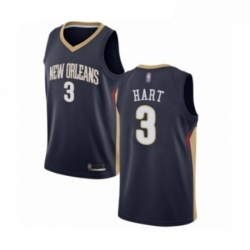Womens New Orleans Pelicans 3 Josh Hart Swingman Navy Blue Basketball Jersey Icon Edition 