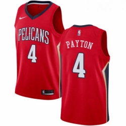 Womens Nike New Orleans Pelicans 4 Elfrid Payton Swingman Red NBA Jersey Statement Edition 