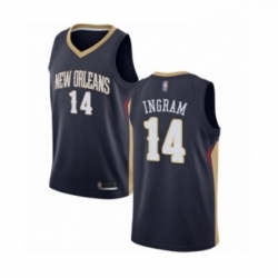 Youth New Orleans Pelicans 14 Brandon Ingram Swingman Navy Blue Basketball Jersey Icon Edition 
