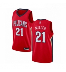 Youth New Orleans Pelicans 21 Darius Miller Swingman Red Basketball Jersey Statement Edition 