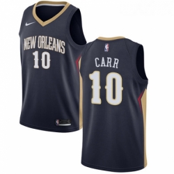 Youth Nike New Orleans Pelicans 10 Tony Carr Swingman Navy Blue NBA Jersey Icon Edition 