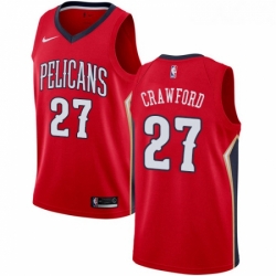 Youth Nike New Orleans Pelicans 27 Jordan Crawford Authentic Red Alternate NBA Jersey Statement Edition 