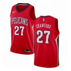 Youth Nike New Orleans Pelicans 27 Jordan Crawford Swingman Red Alternate NBA Jersey Statement Edition 