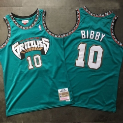 Grizzlies 10 Mike Bibby Teal 1998 99 Hardwood Classics Jersey