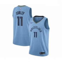 Grizzlies 11 Mike Conley Light Blue Basketball Swingman Statement Edition Jersey