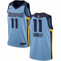 Mens Nike Memphis Grizzlies 11 Mike Conley Swingman Light Blue NBA Jersey Statement Edition
