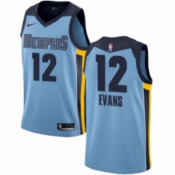 Mens Nike Memphis Grizzlies 12 Tyreke Evans Swingman Light Blue NBA Jersey Statement Edition 