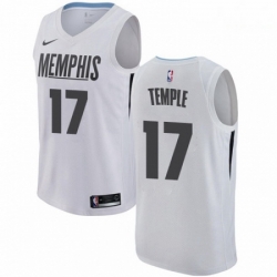 Mens Nike Memphis Grizzlies 17 Garrett Temple Swingman White NBA Jersey City Edition 