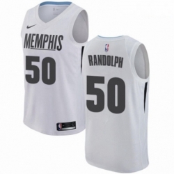 Mens Nike Memphis Grizzlies 50 Zach Randolph Authentic White NBA Jersey City Edition