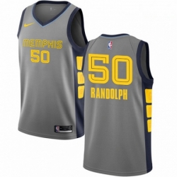 Mens Nike Memphis Grizzlies 50 Zach Randolph Swingman Gray NBA Jersey City Edition
