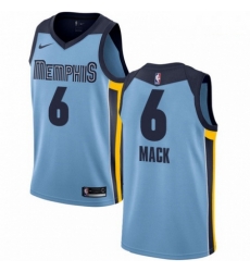 Mens Nike Memphis Grizzlies 6 Shelvin Mack Swingman Light Blue NBA Jersey Statement Edition 