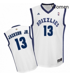 Womens Adidas Memphis Grizzlies 13 Jaren Jackson Jr Swingman White Home NBA Jersey 
