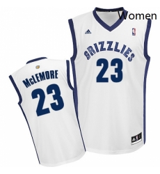Womens Adidas Memphis Grizzlies 23 Ben McLemore Swingman White Home NBA Jersey 