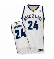 Womens Adidas Memphis Grizzlies 24 Dillon Brooks Authentic White Home NBA Jersey 