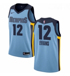 Womens Nike Memphis Grizzlies 12 Tyreke Evans Authentic Light Blue NBA Jersey Statement Edition 
