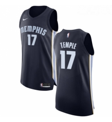 Womens Nike Memphis Grizzlies 17 Garrett Temple Authentic Navy Blue Road NBA Jersey Icon Edition 