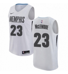 Womens Nike Memphis Grizzlies 23 Ben McLemore Swingman White NBA Jersey City Edition 