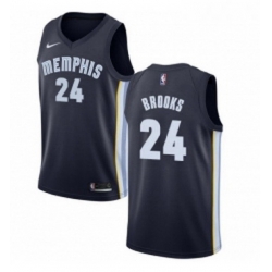 Womens Nike Memphis Grizzlies 24 Dillon Brooks Swingman Navy Blue Road NBA Jersey Icon Edition 