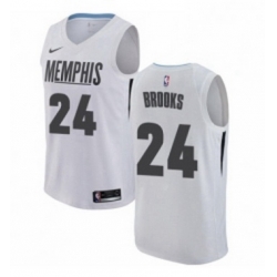 Womens Nike Memphis Grizzlies 24 Dillon Brooks Swingman White NBA Jersey City Edition 