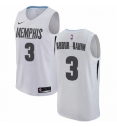 Womens Nike Memphis Grizzlies 3 Shareef Abdur Rahim Swingman White NBA Jersey City Edition