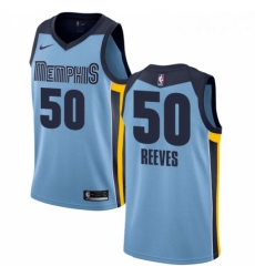 Womens Nike Memphis Grizzlies 50 Bryant Reeves Swingman Light Blue NBA Jersey Statement Edition