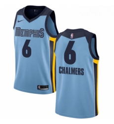 Womens Nike Memphis Grizzlies 6 Mario Chalmers Swingman Light Blue NBA Jersey Statement Edition 