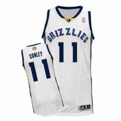 Youth Adidas Memphis Grizzlies 11 Mike Conley Authentic White Home NBA Jersey