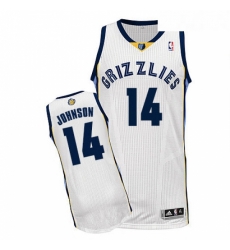 Youth Adidas Memphis Grizzlies 14 Brice Johnson Authentic White Home NBA Jersey 