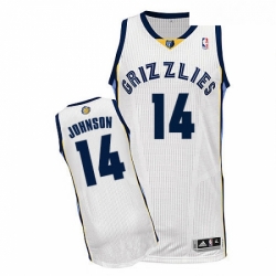 Youth Adidas Memphis Grizzlies 14 Brice Johnson Authentic White Home NBA Jersey 