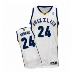Youth Adidas Memphis Grizzlies 24 Dillon Brooks Authentic White Home NBA Jersey 