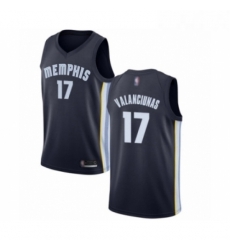 Youth Memphis Grizzlies 17 Jonas Valanciunas Swingman Navy Blue Basketball Jersey Icon Edition 