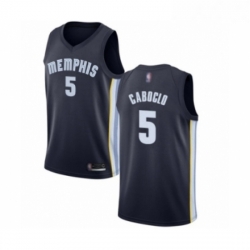 Youth Memphis Grizzlies 5 Bruno Caboclo Swingman Navy Blue Basketball Jersey Icon Edition 