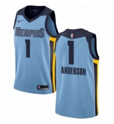 Youth Nike Memphis Grizzlies 1 Kyle Anderson Swingman Light Blue NBA Jersey Statement Edition 