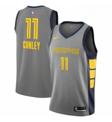 Youth Nike Memphis Grizzlies 11 Mike Conley Swingman Gray NBA Jersey City Edition