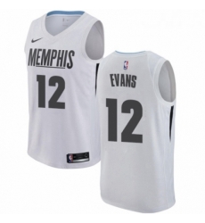 Youth Nike Memphis Grizzlies 12 Tyreke Evans Swingman White NBA Jersey City Edition 