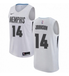 Youth Nike Memphis Grizzlies 14 Brice Johnson Swingman White NBA Jersey City Edition 