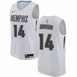 Youth Nike Memphis Grizzlies 14 Brice Johnson Swingman White NBA Jersey City Edition 