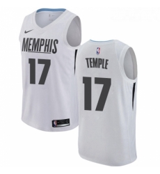Youth Nike Memphis Grizzlies 17 Garrett Temple Swingman White NBA Jersey City Edition 