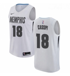 Youth Nike Memphis Grizzlies 18 Omri Casspi Swingman White NBA Jersey City Edition 